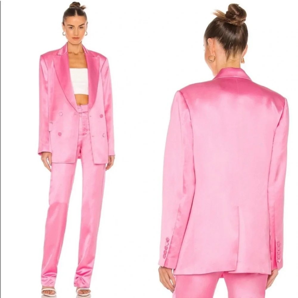 A.L.C. Riley Jacket Oversized Blazer in Chateau Rose Pink Size 0